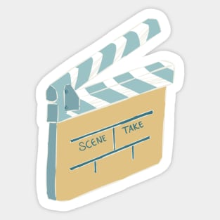 Movie Clapperboard Sticker